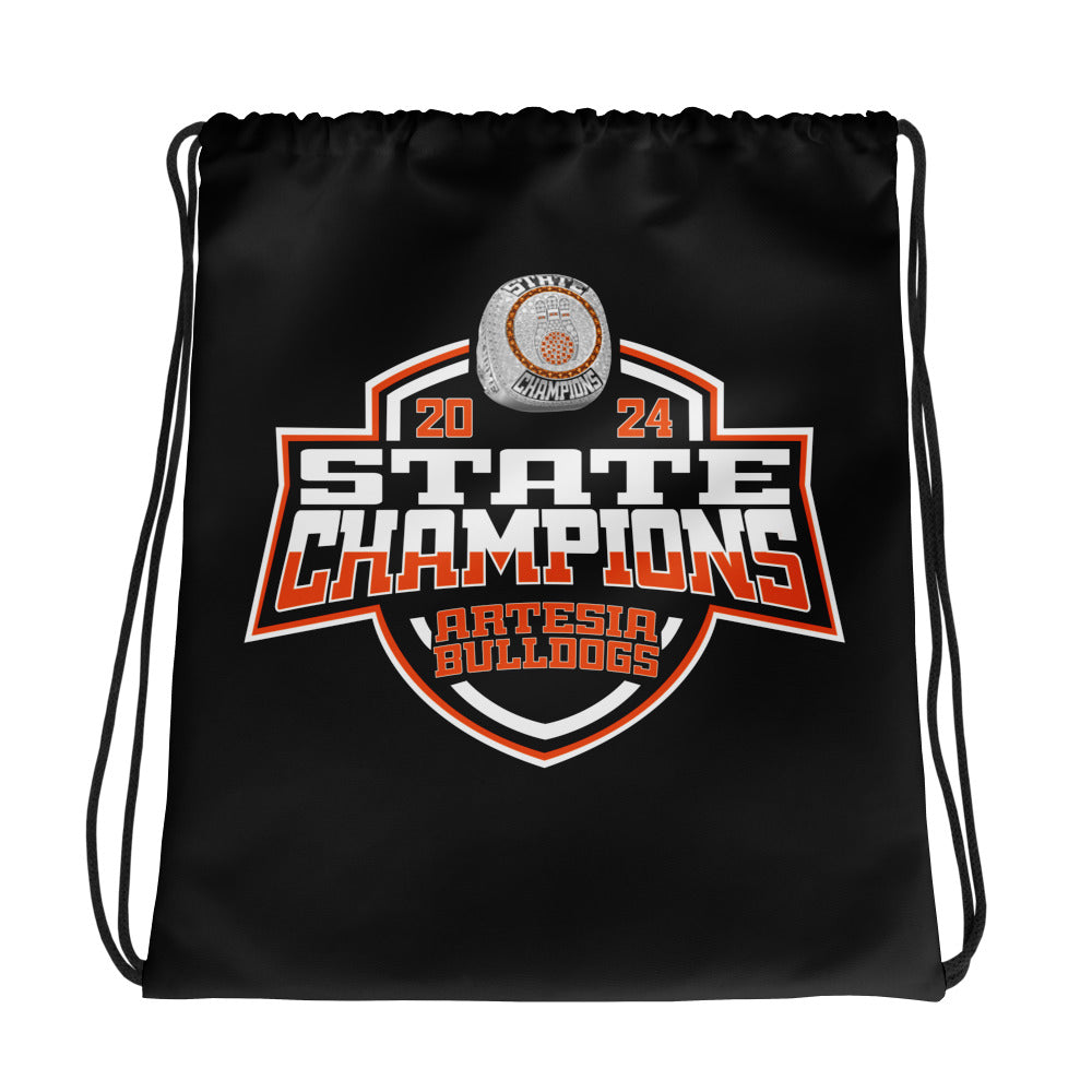 Artesia High School Bowling 2024 Drawstring bag