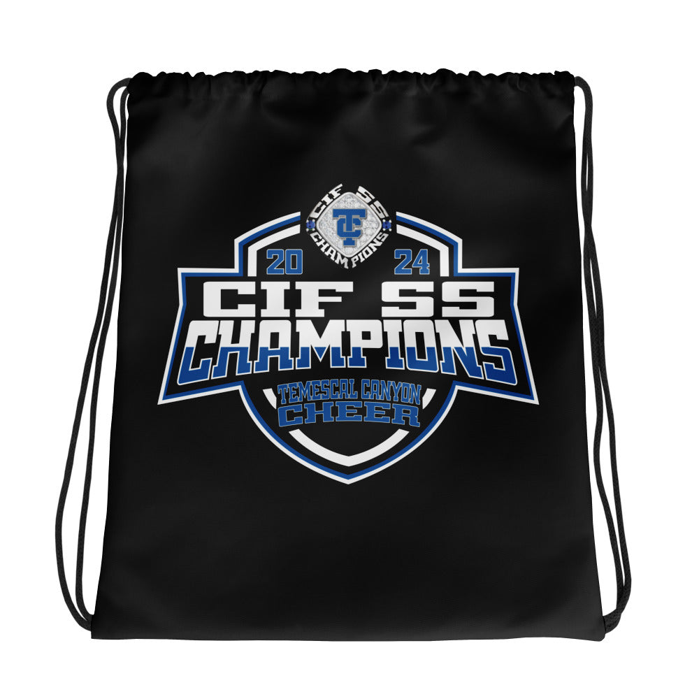 Temescal Canyon High School Cheer 2024 Drawstring bag
