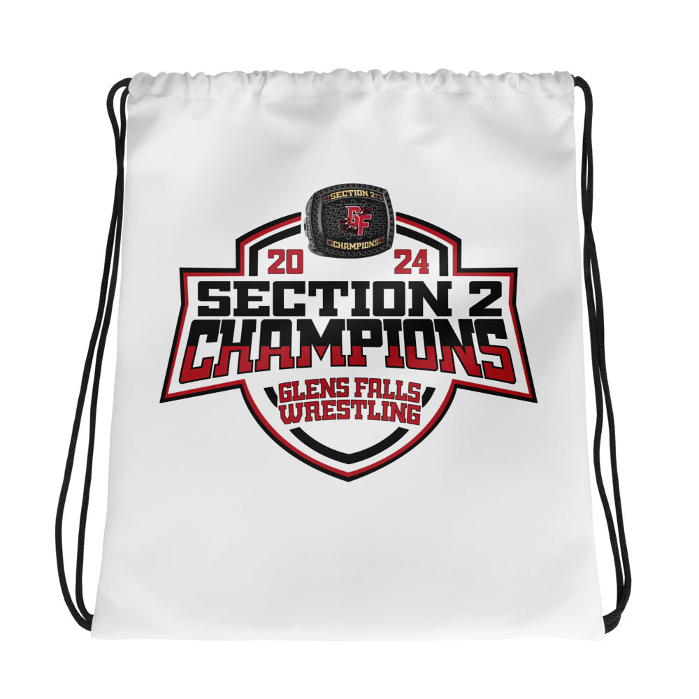 Glens Falls High School Wrestling 2024 Drawstring bag