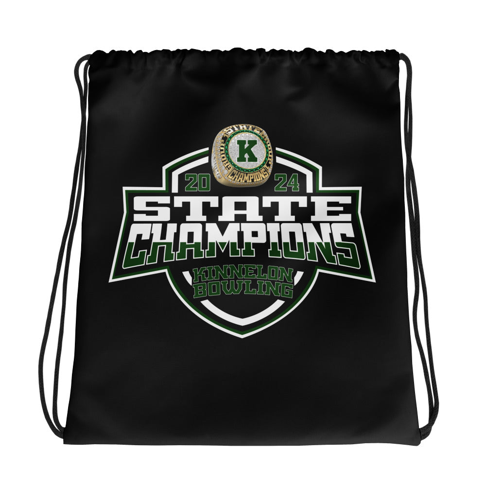Kinnelon High School Bowling 2024 Drawstring bag