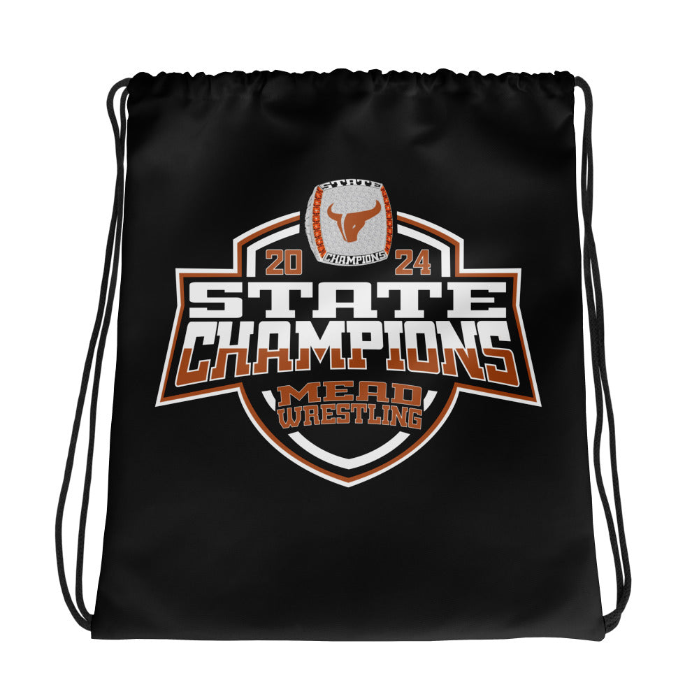 Mead High School Wrestling 2024 Drawstring bag