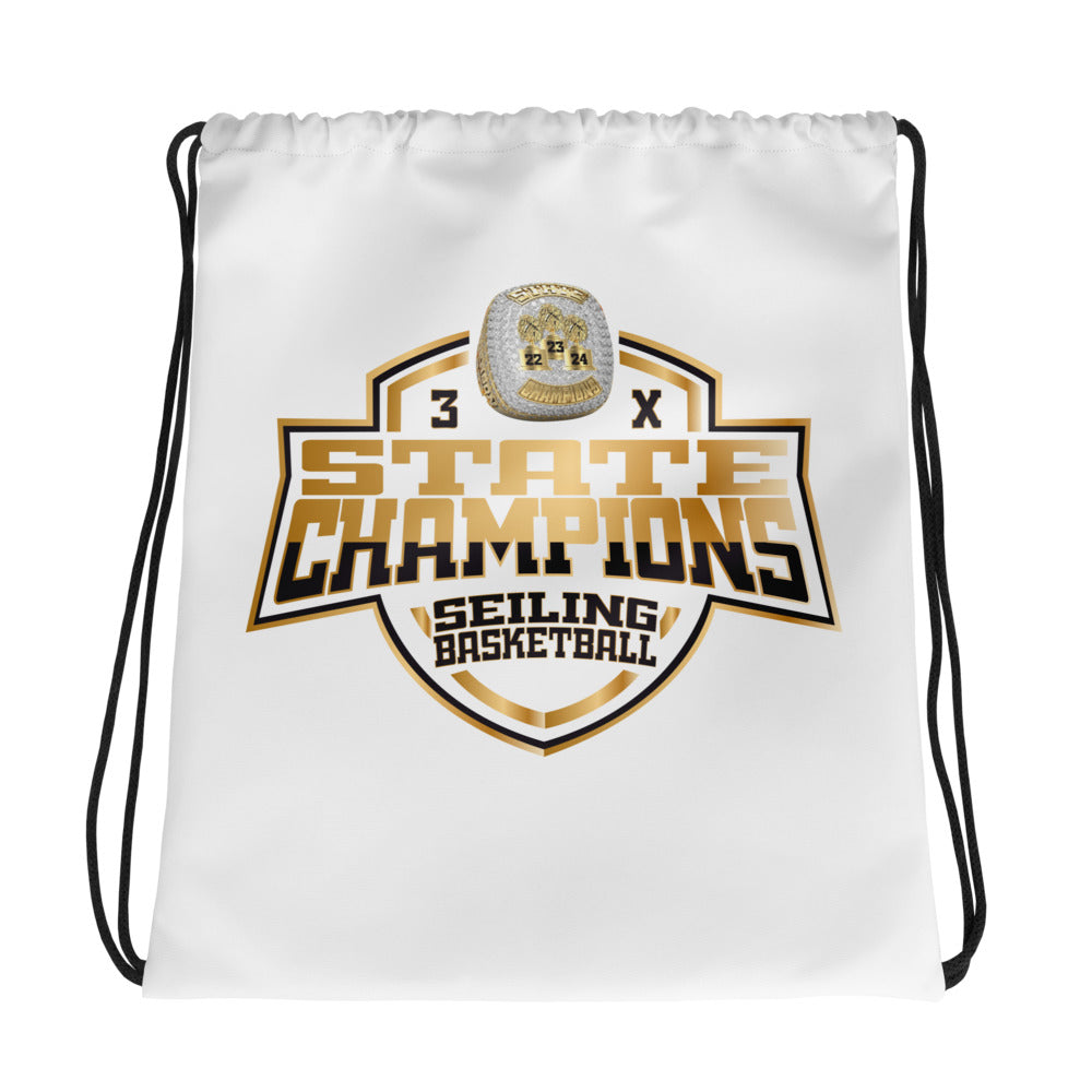 Seiling High School Basketball -Women's 2024 Drawstring bag