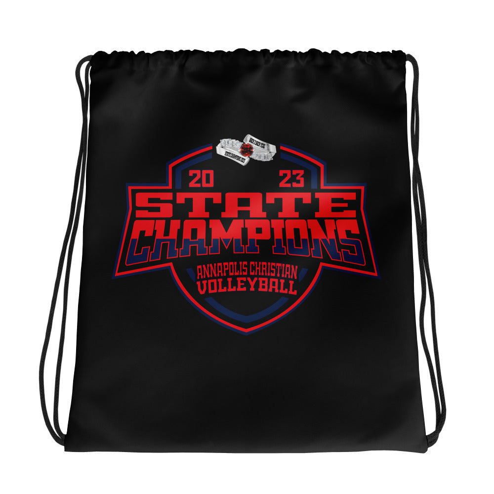 Annapolis Christian Academy Volleyball -Women's 2023 Drawstring bag