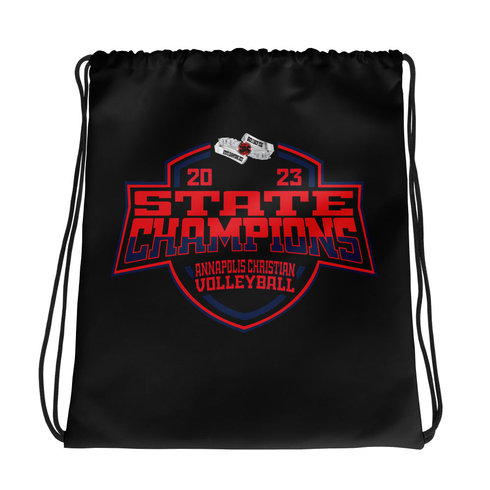 Annapolis Christian Academy Volleyball -Women's 2023 Drawstring bag