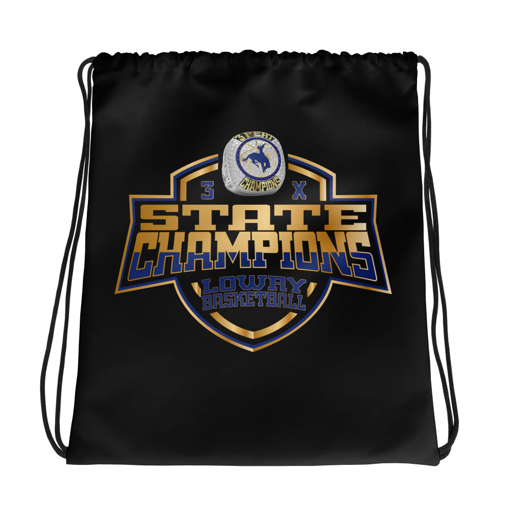 Lowry High School Basketball -Women's 2024 Drawstring bag