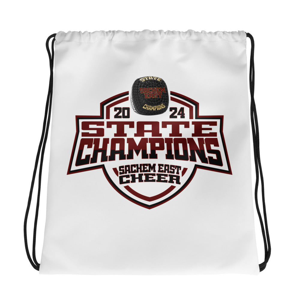 Sachem High School East Campus Cheer 2024 Drawstring bag