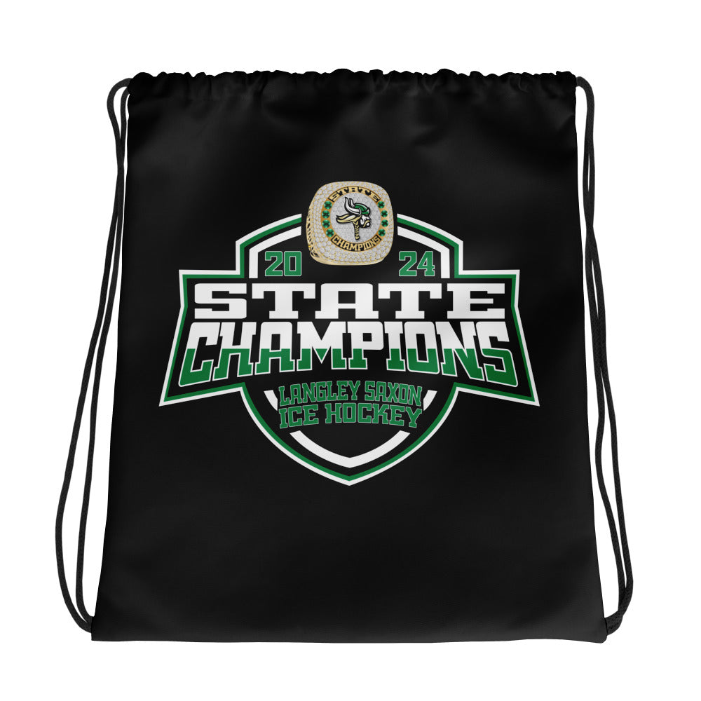 Langley Saxon Ice Hockey -Men's 2024 Drawstring bag