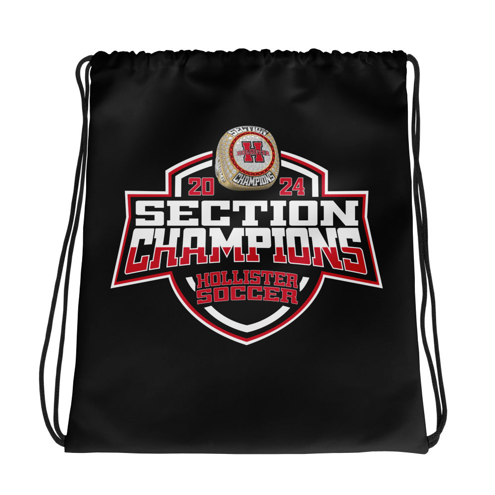 Hollister-San Benito High School Soccer -Men's 2024 Drawstring bag