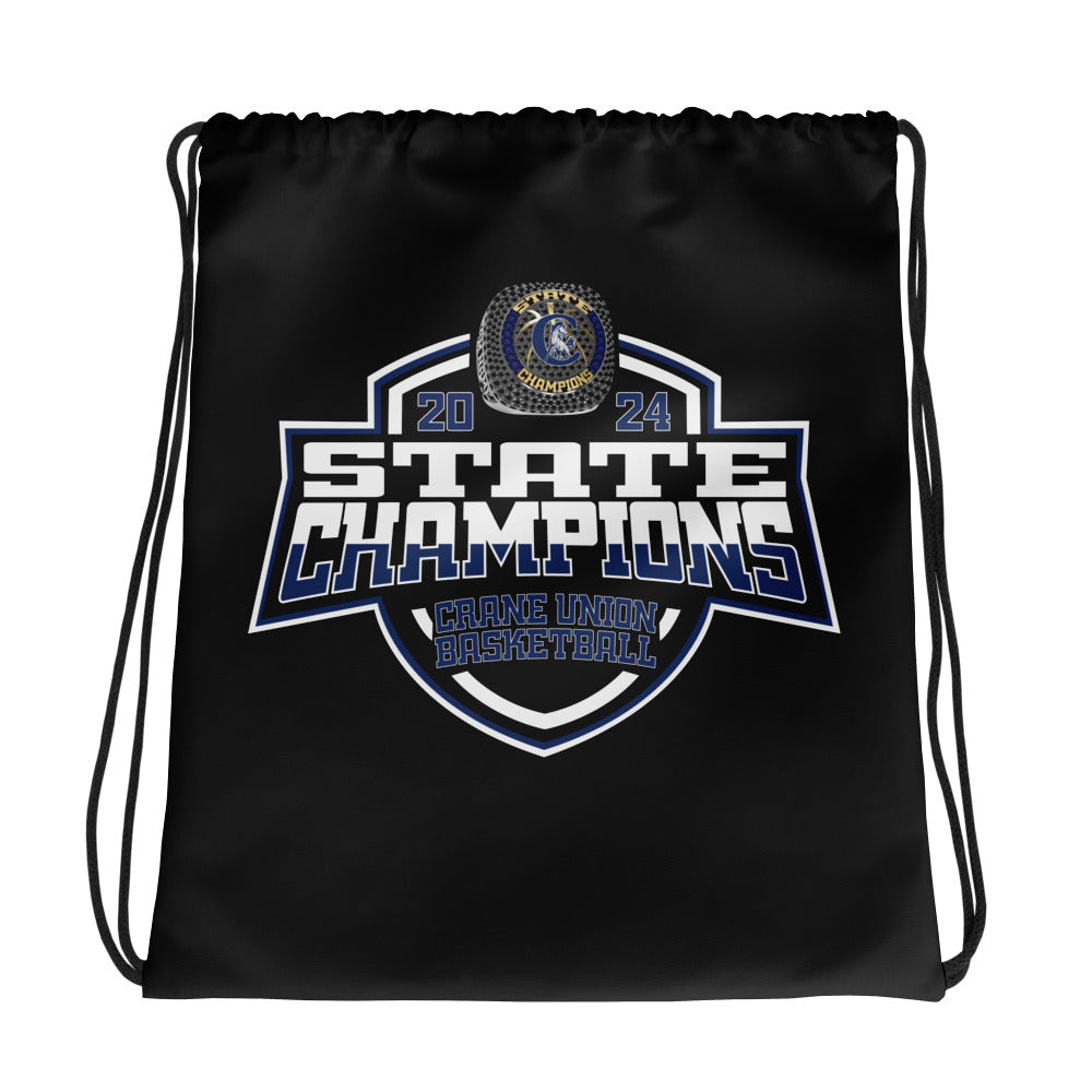 Crane Union High School Basketball -Men's 2024 Drawstring bag