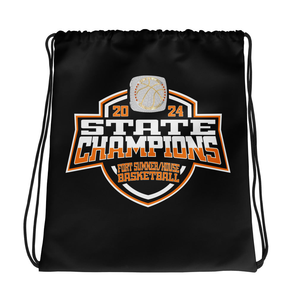 Fort Sumner/House High School (co-op) Basketball -Women's 2024 Drawstring bag