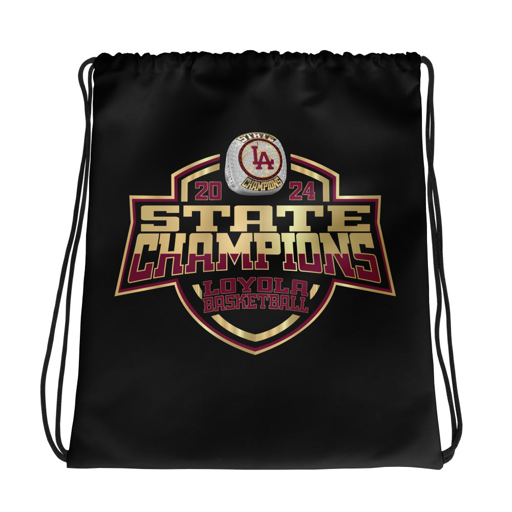 Loyola Academy Basketball -Women's 2024 Drawstring bag