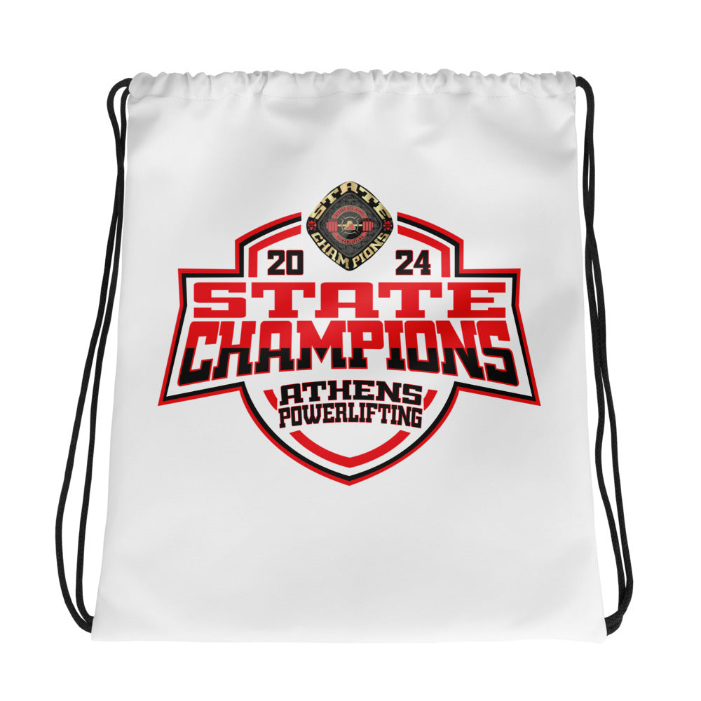 Athens High School Powerlifting 2024 Drawstring bag