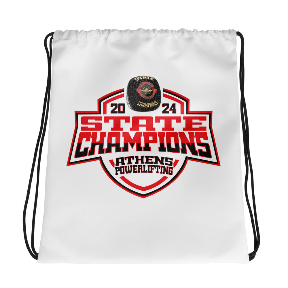 Athens High School Powerlifting 2024 Drawstring bag