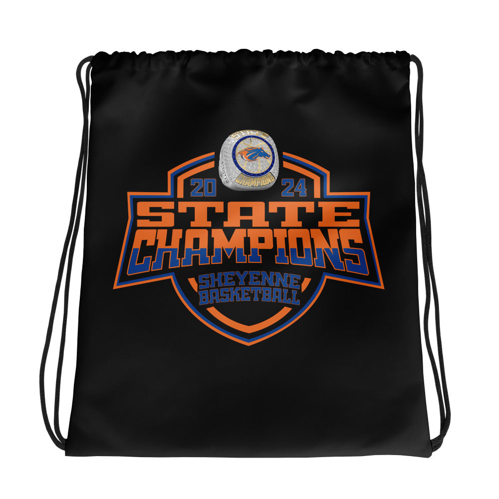 Sheyenne High School Basketball -Men's 2024 Drawstring bag
