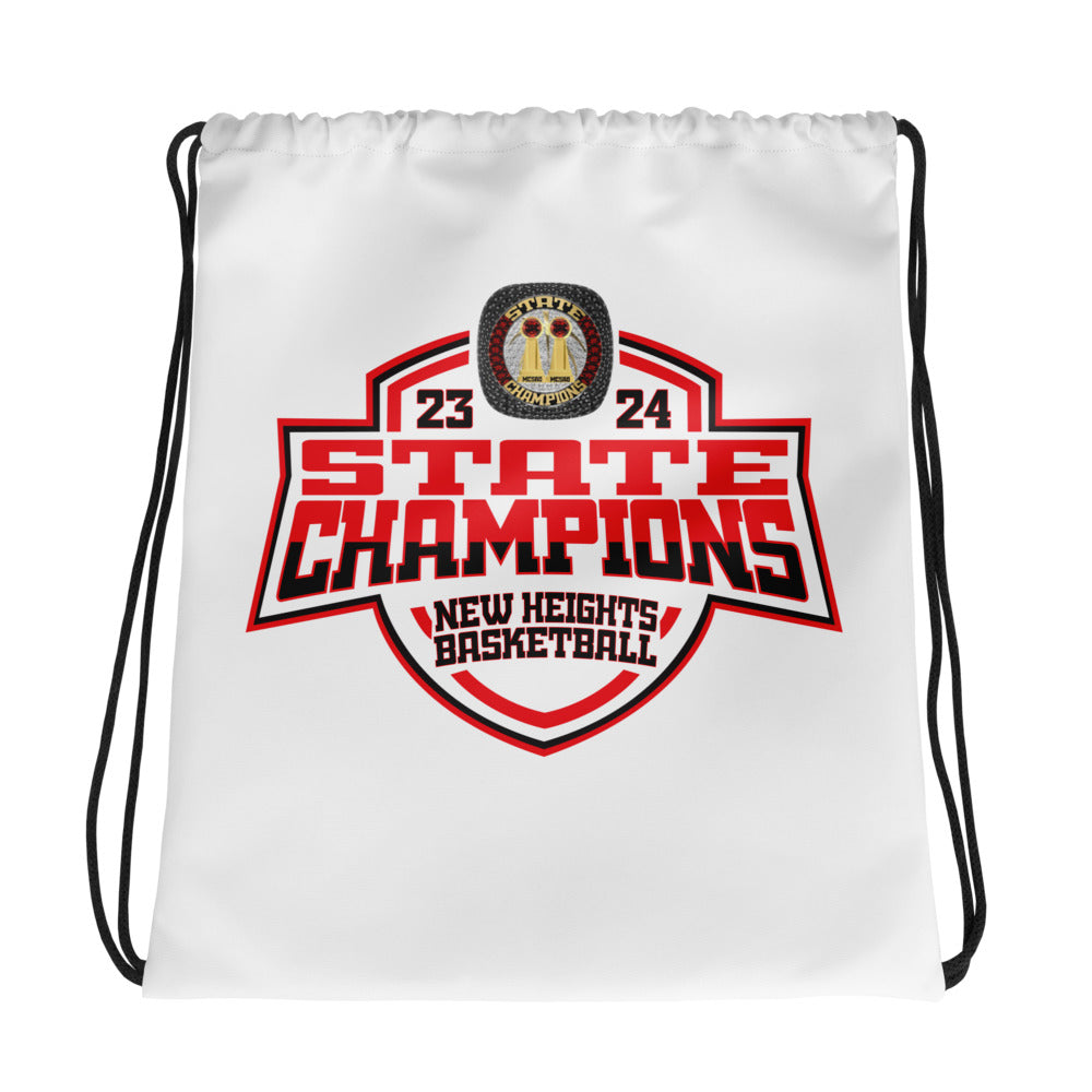 New Heights Charter School Basketball -Men's 2024 Drawstring bag