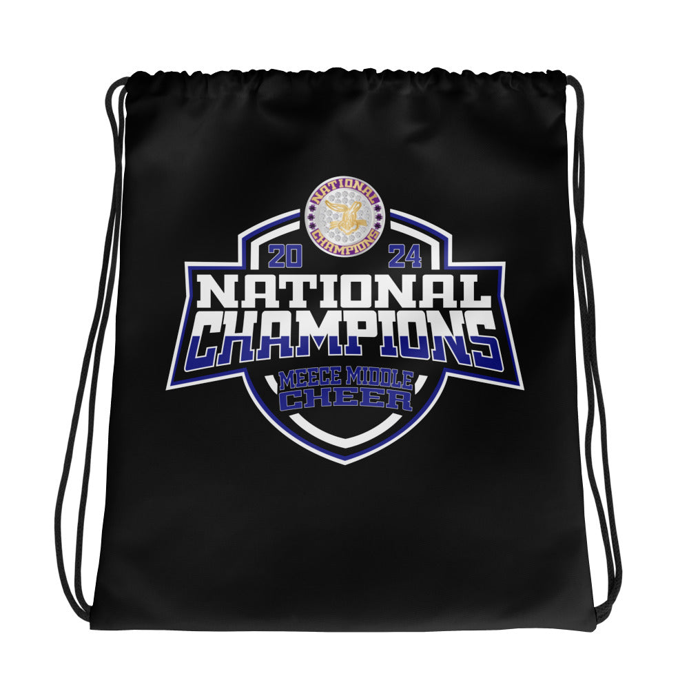 Meece Middle School Cheer 2024 Drawstring bag