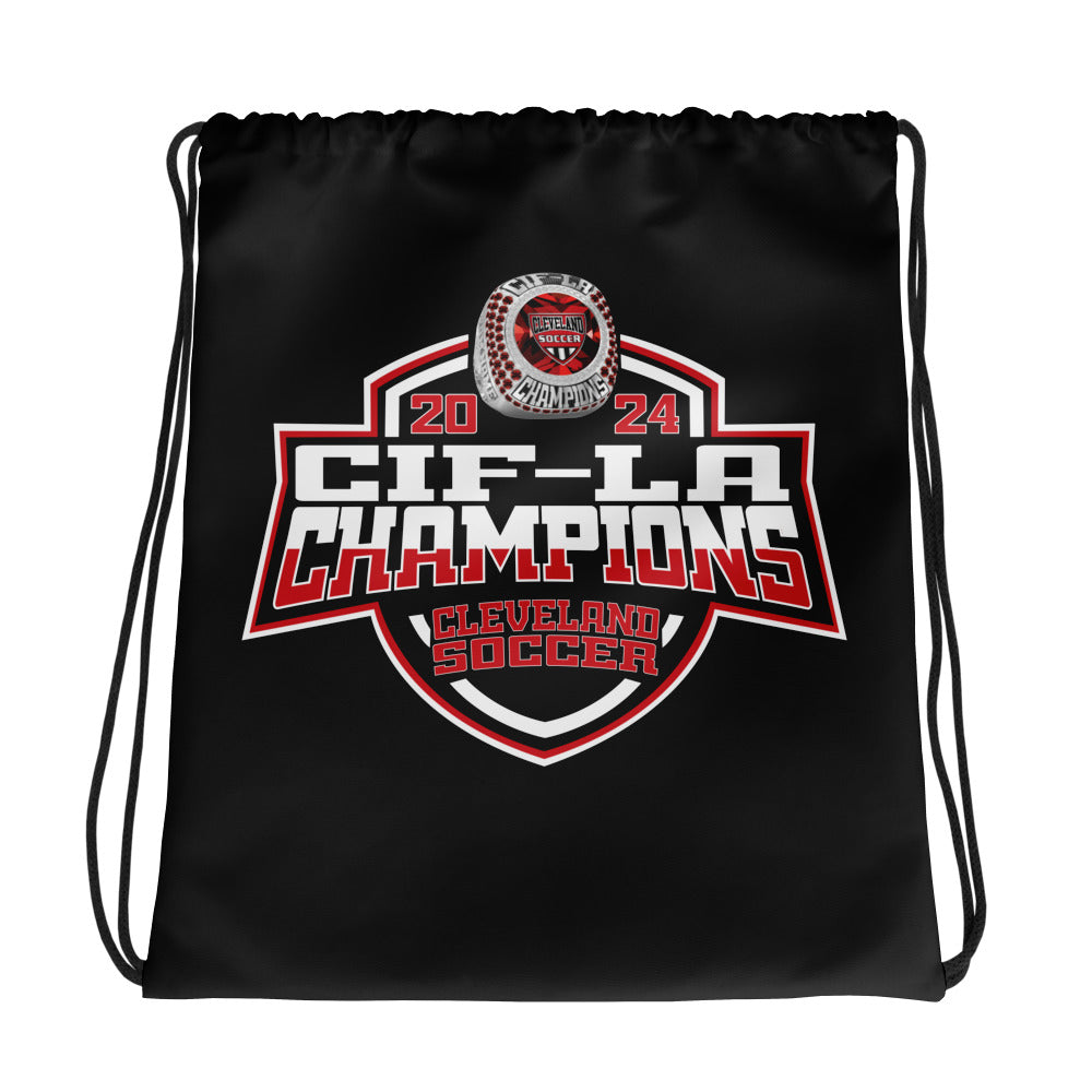 Grover Cleveland High School Soccer -Women's 2024 Drawstring bag