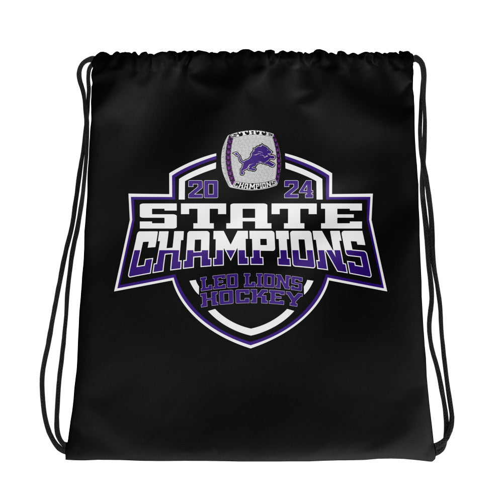 Leo Lions Hockey Hockey -Men's 2024 Drawstring bag