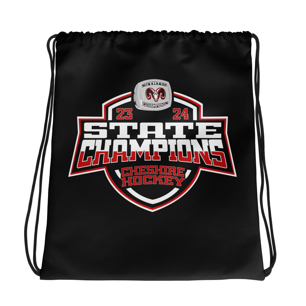 Cheshire High School Hockey -Men's 2024 Drawstring bag