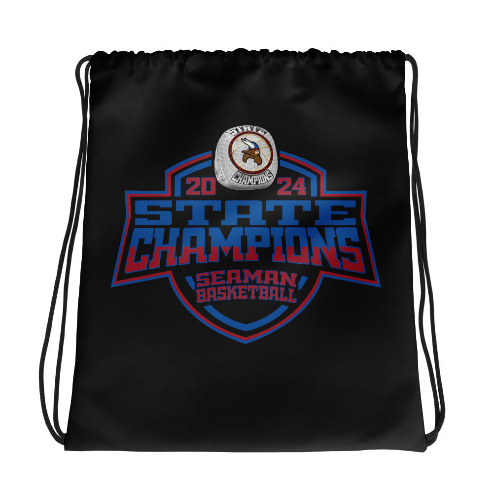 Seaman High School Basketball -Women's 2024 Drawstring bag
