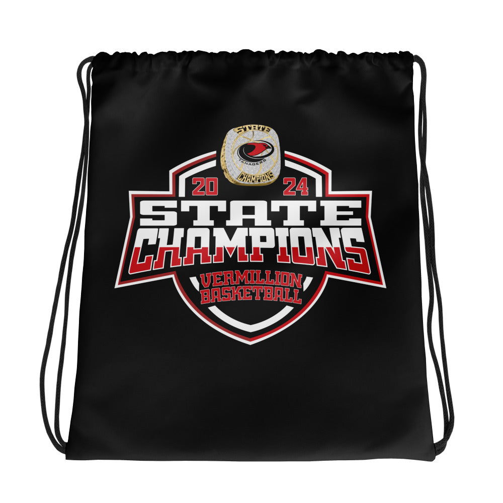 Vermillion High School Basketball -Women's 2024 Drawstring bag