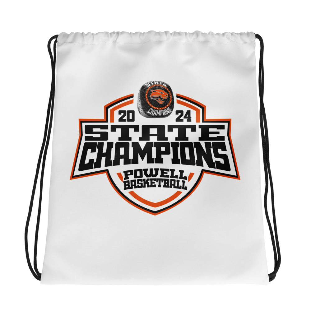 Powell High School Basketball -Men's 2024 Drawstring bag
