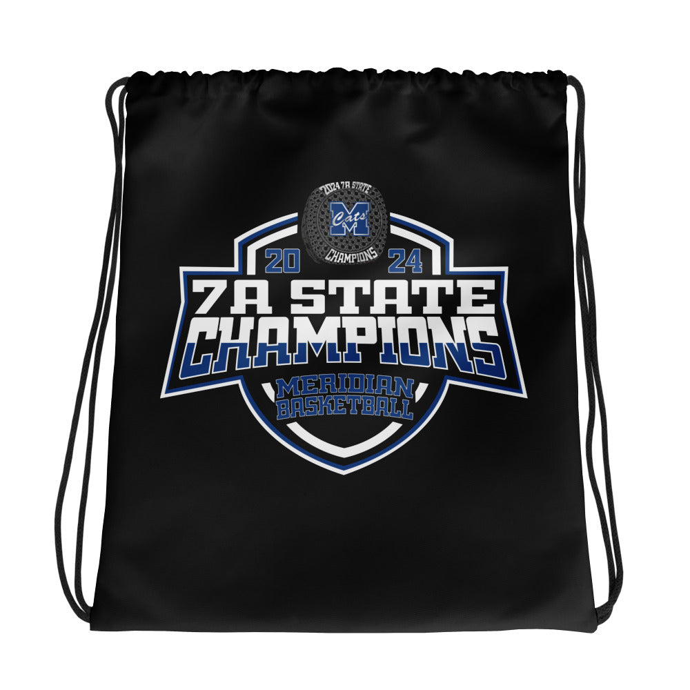 Meridian High School Basketball -Men's 2024 Drawstring bag