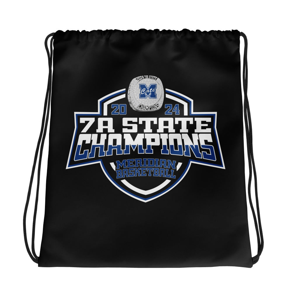 Meridian High School Basketball -Men's 2024 Drawstring bag