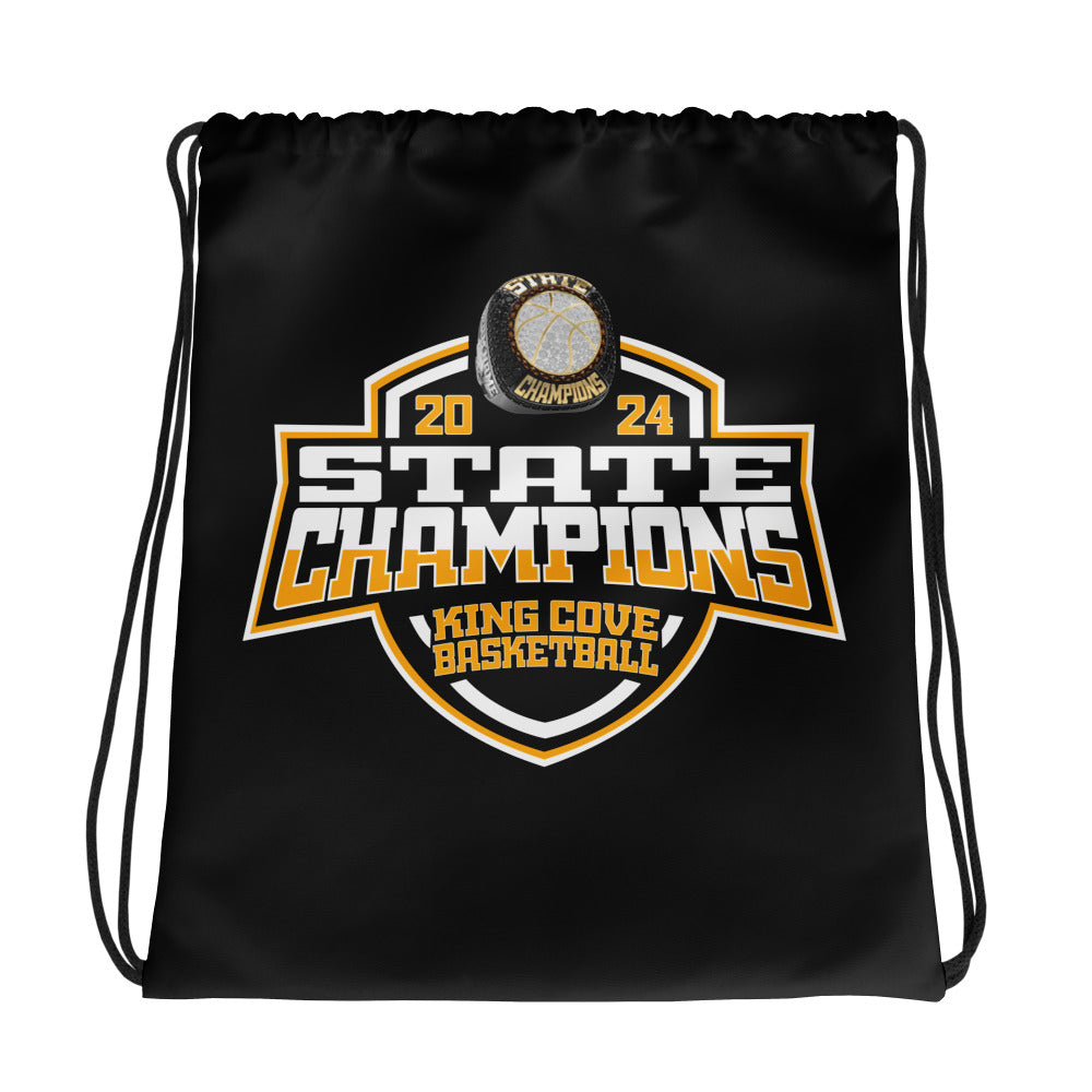 King Cove High School Basketball -Men's 2024 Drawstring bag