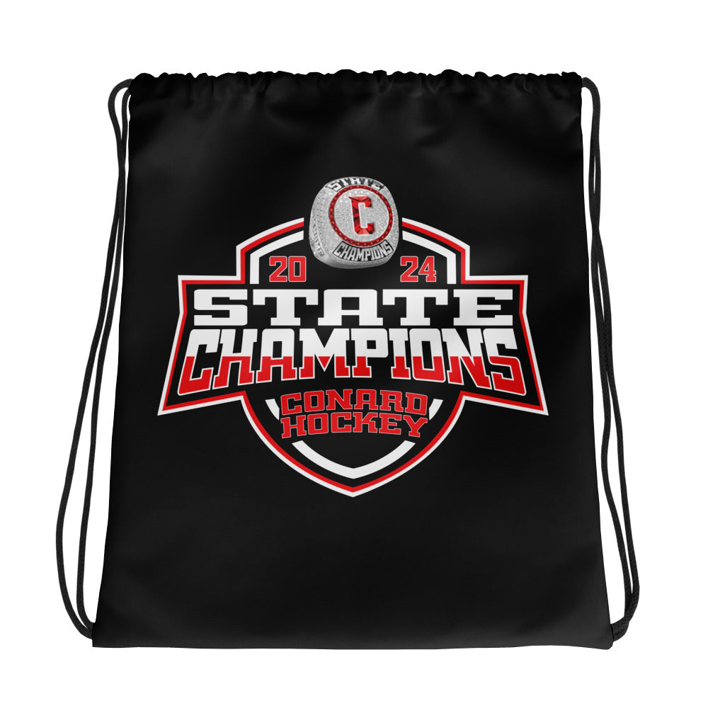 Conard High School Hockey -Men's 2024 Drawstring bag