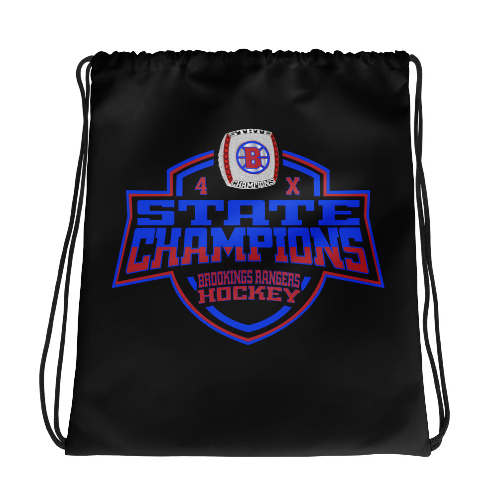 Brookings Rangers Hockey -Men's 2024 Drawstring bag