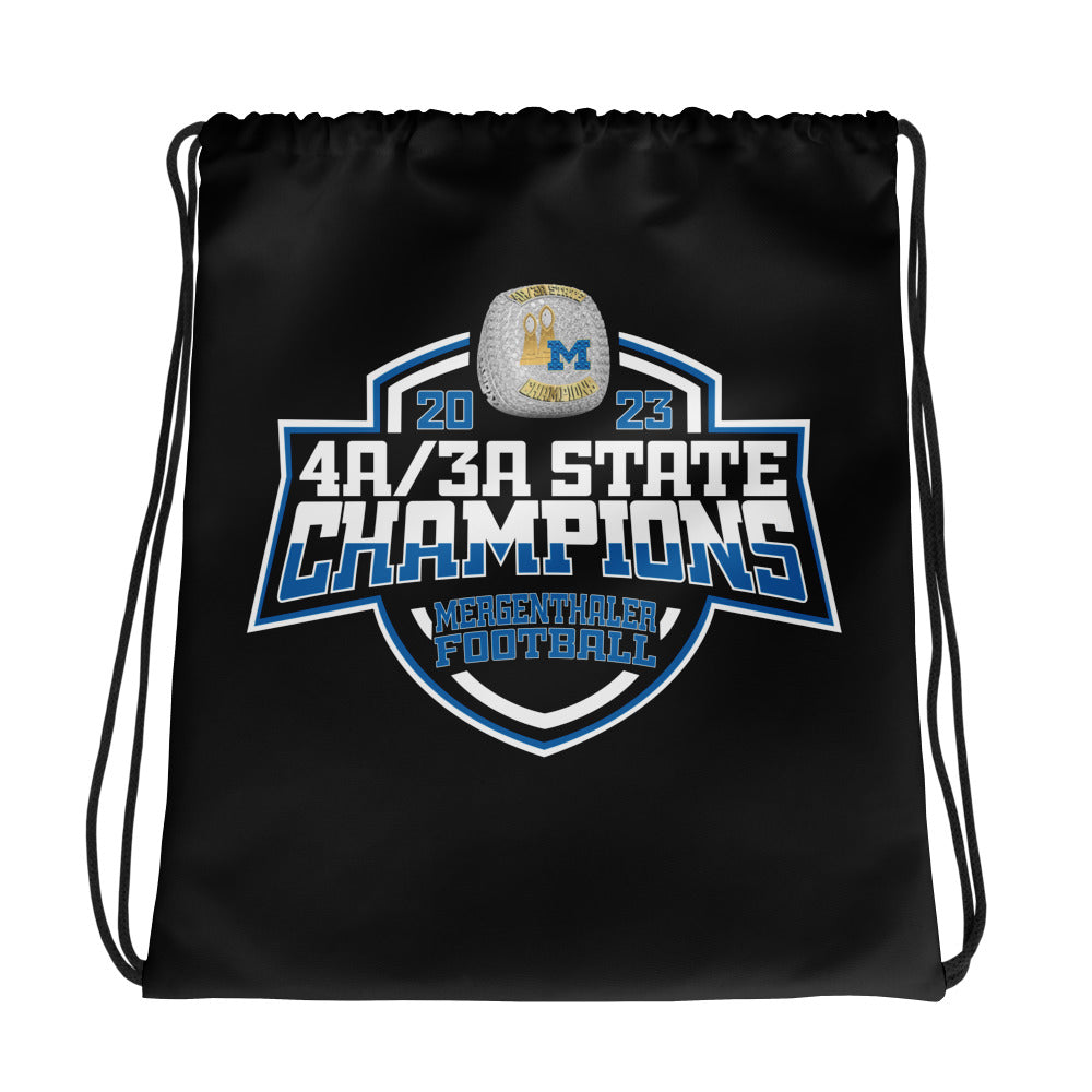 Mergenthaler Voc Tech High School Football 2023 Drawstring bag