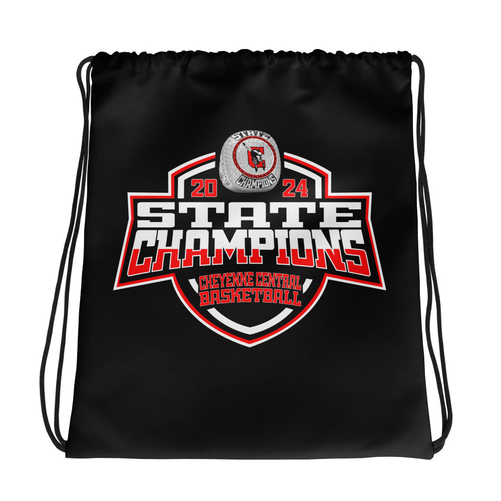 Cheyenne Central High School Basketball -Men's 2024 Drawstring bag