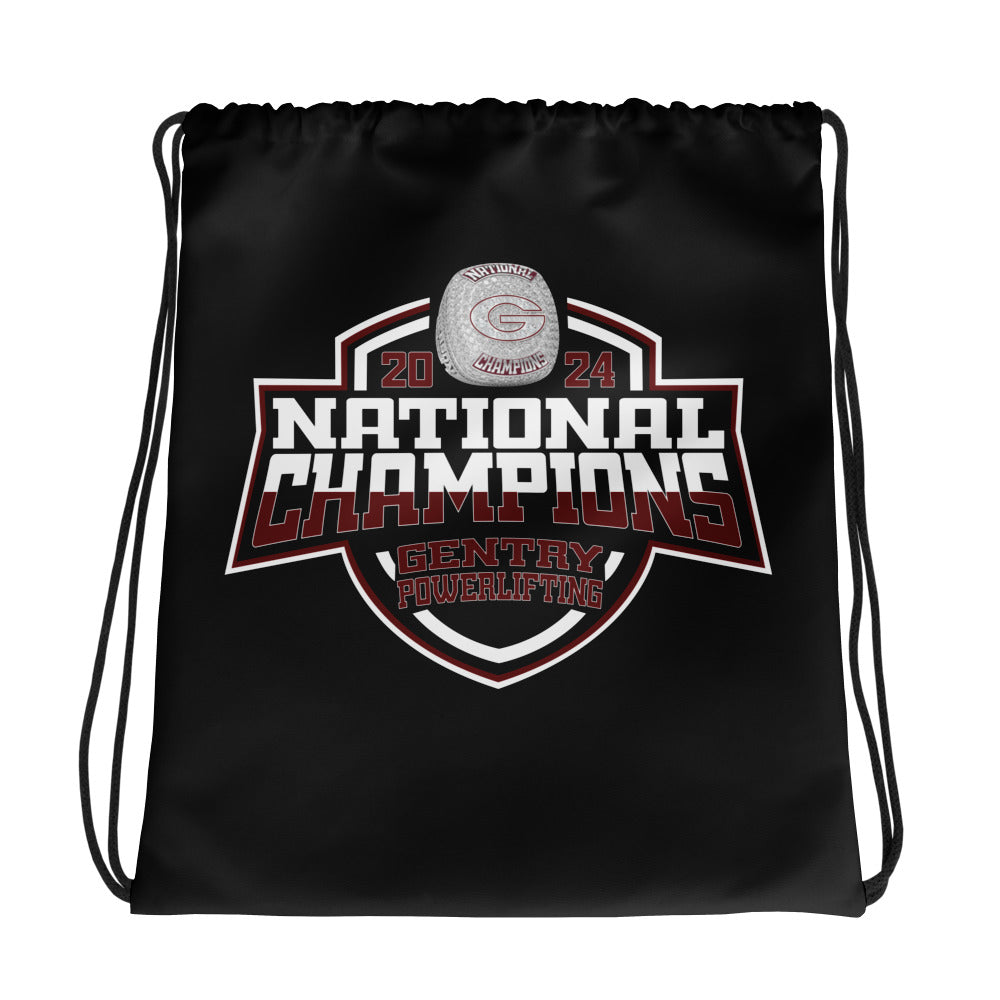 Gentry High School Powerlifting 2024 Drawstring bag