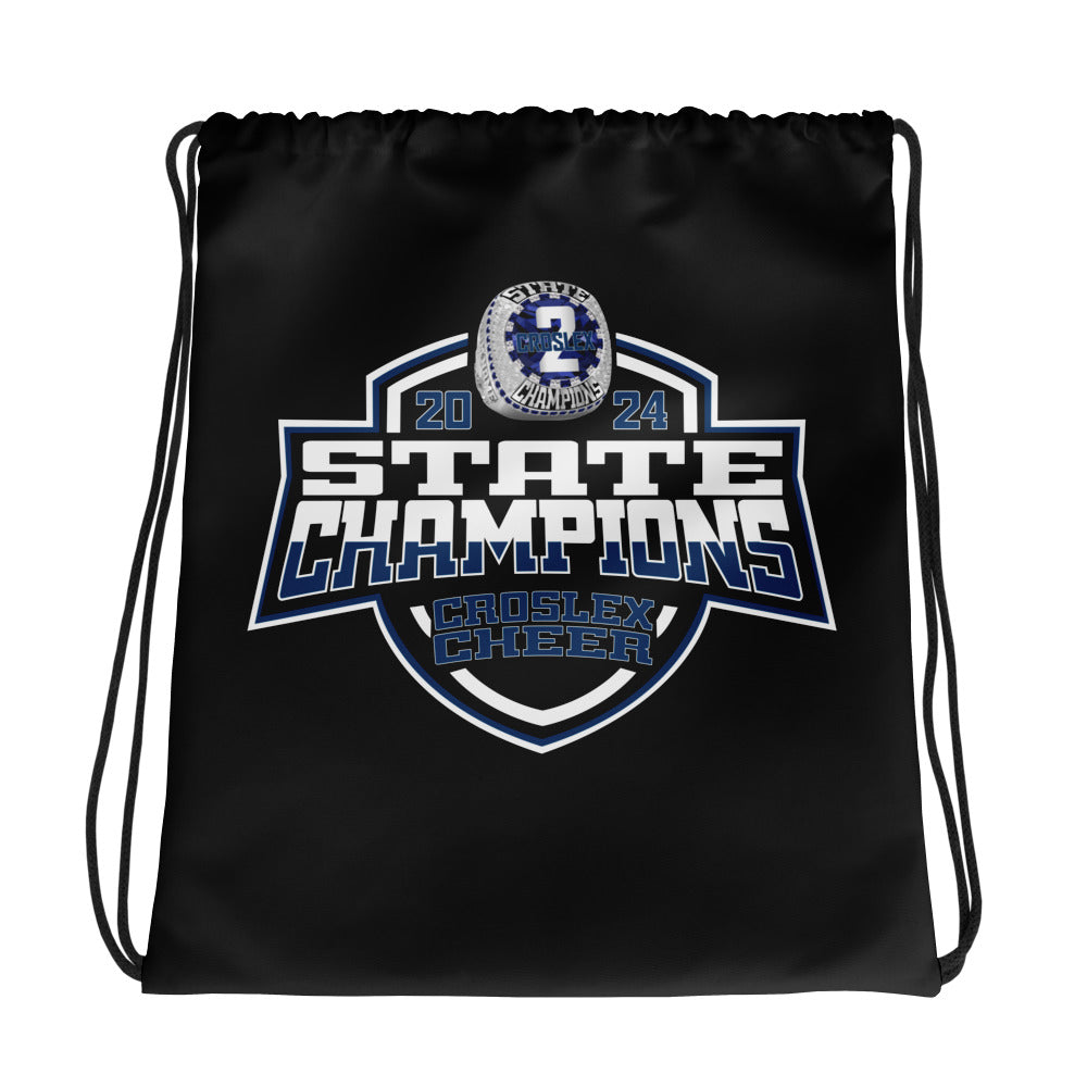 Croswell-Lexington High School Cheer 2024 Drawstring bag