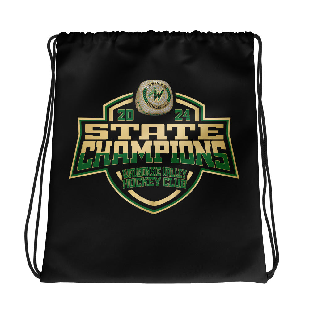 Waubonsie Valley Hockey Club Hockey -Men's 2024 Drawstring bag