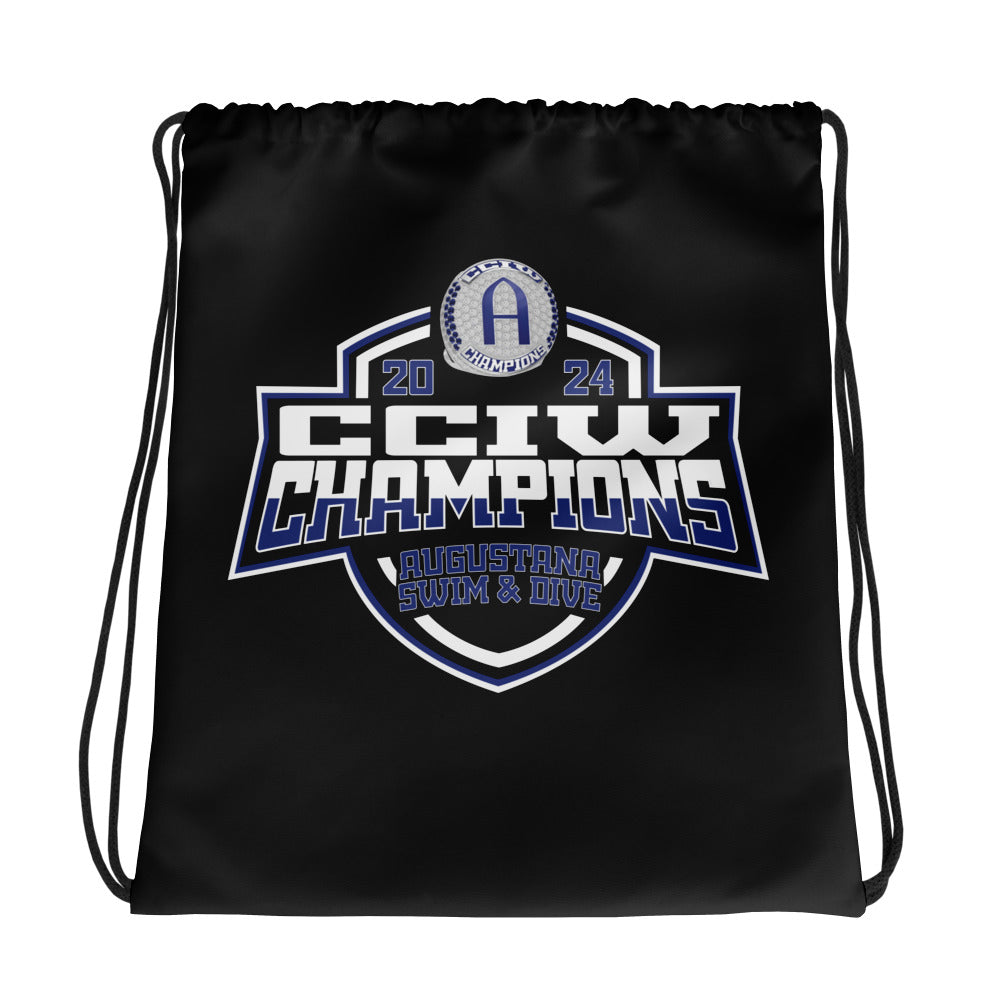 Augustana College Swimming & Diving 2024 Drawstring bag