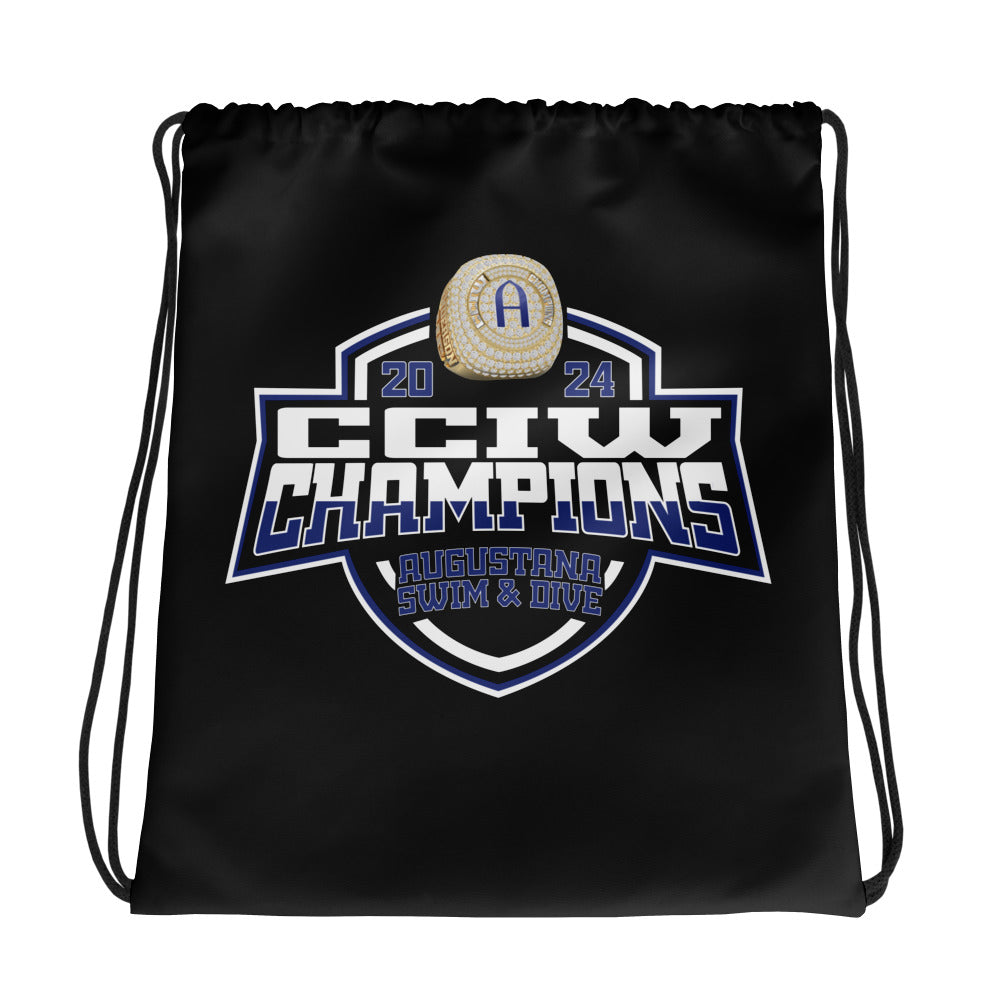Augustana College Swimming &amp; Diving 2024 Drawstring bag