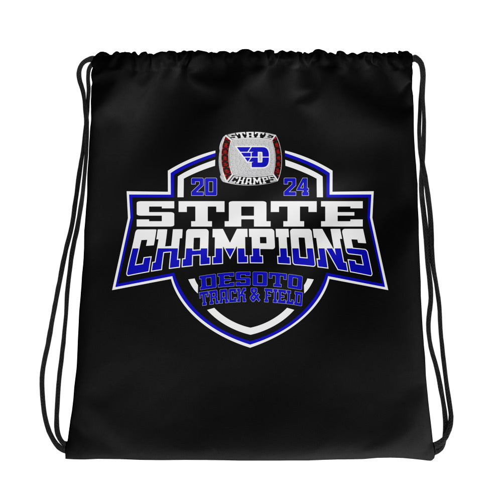 Desoto High School Track & Field -Coed 2024 Drawstring bag