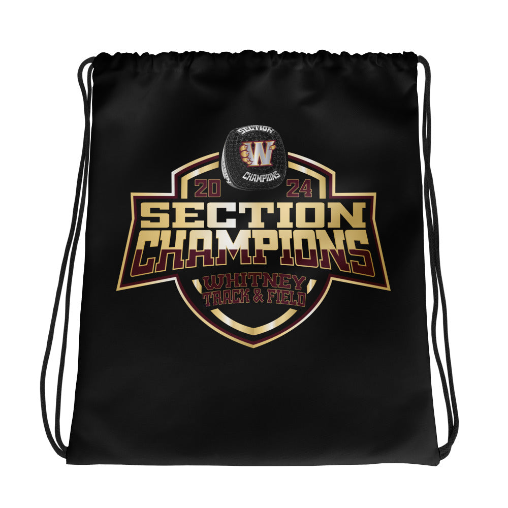 Whitney High School Track & Field -Coed 2024 Drawstring bag
