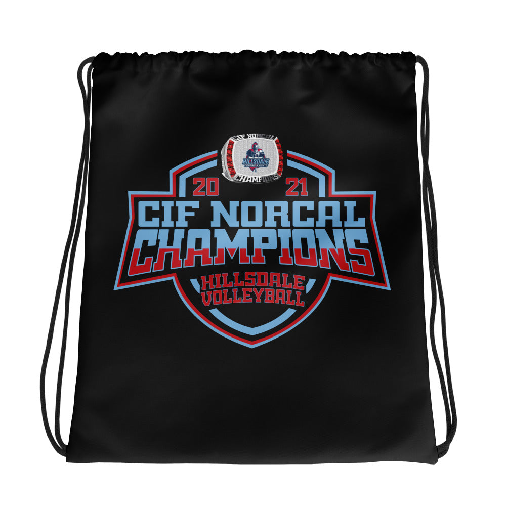 Hillsdale High School Volleyball -Women's 2021 Drawstring bag