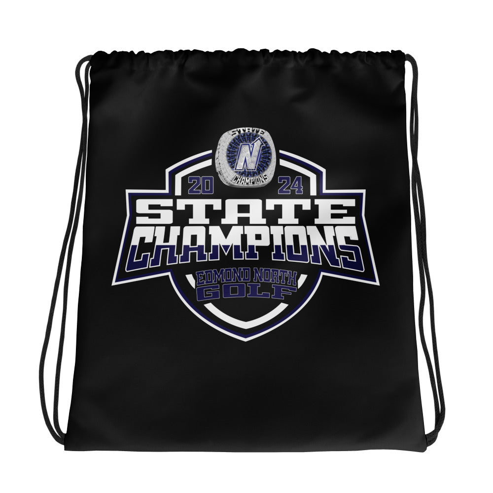 Edmond North High School Golf -Men's 2024 Drawstring bag