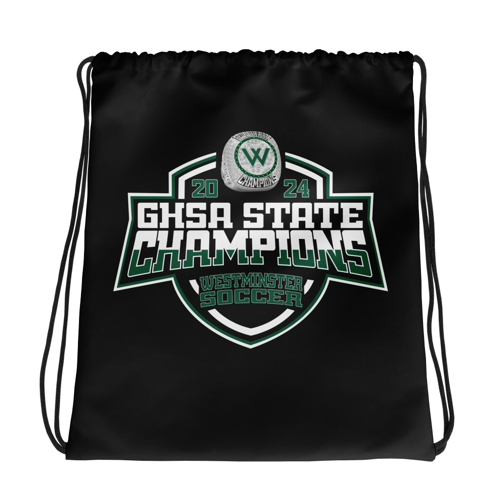 Westminster Upper School Soccer -Men's 2024 Drawstring bag