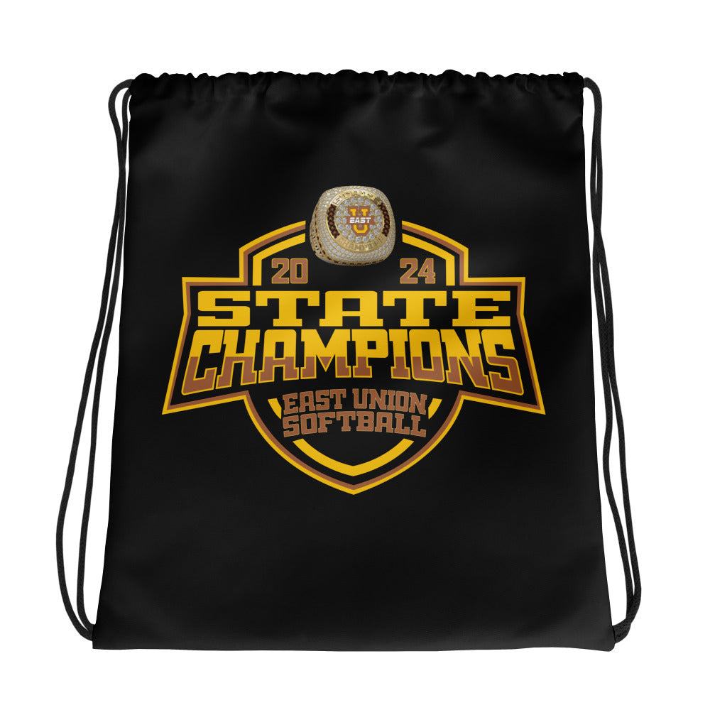 East Union Attendance Center (High School) Softball - Women's 2024 Drawstring bag