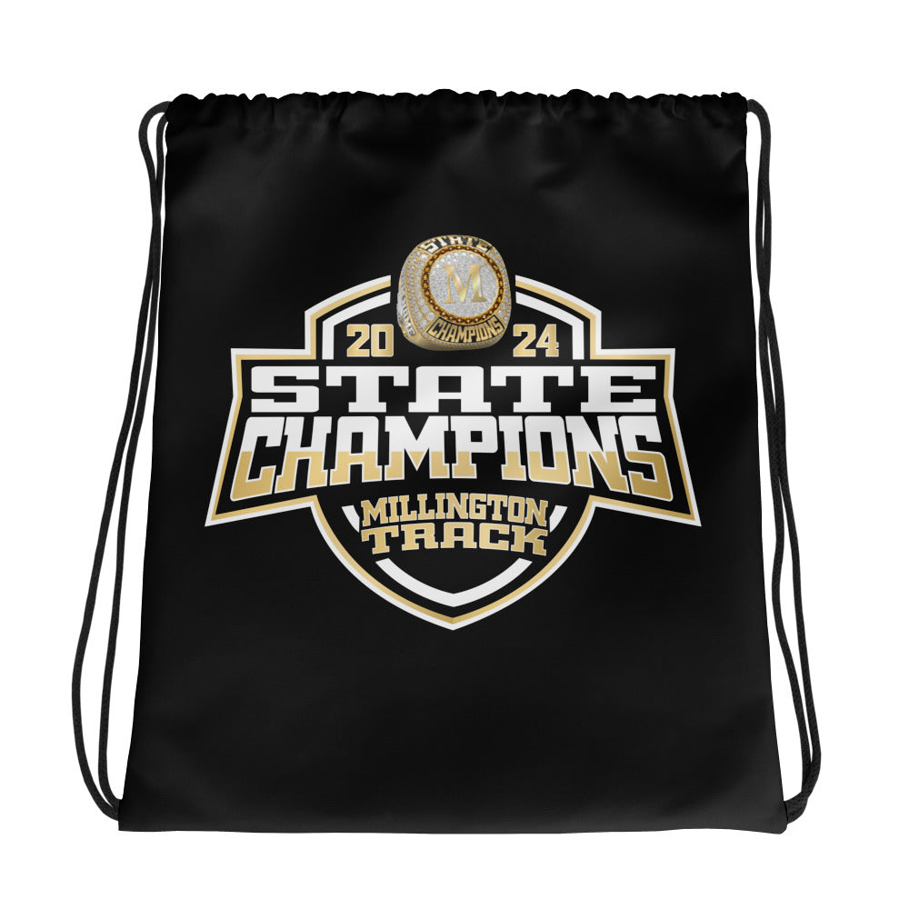 Millington Central Middle High School Track &amp; Field -Coed 2024 Drawstring bag