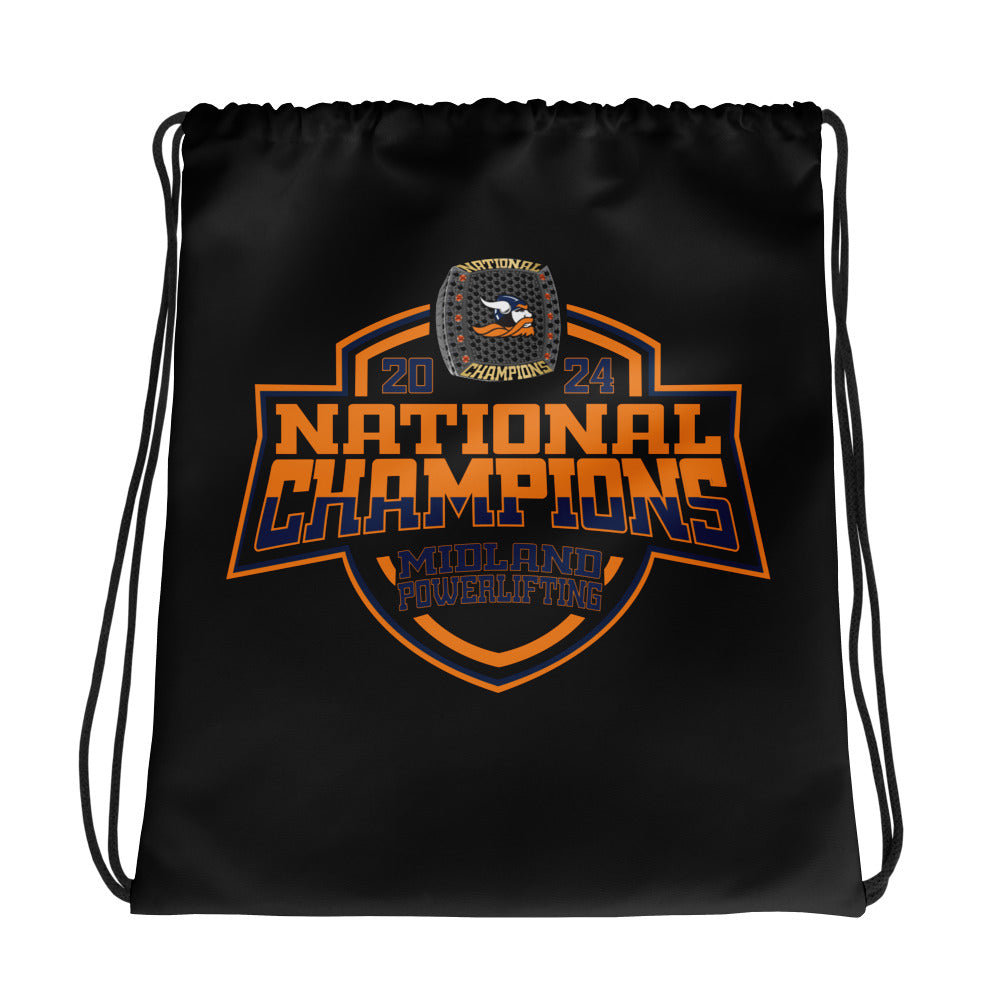 Midland University Powerlifting 2024 Drawstring bag