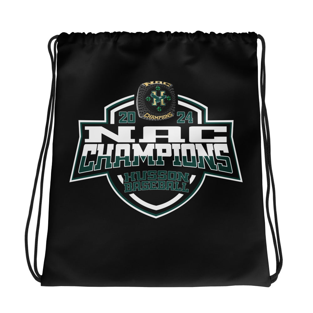 Husson University Baseball 2024 Drawstring bag