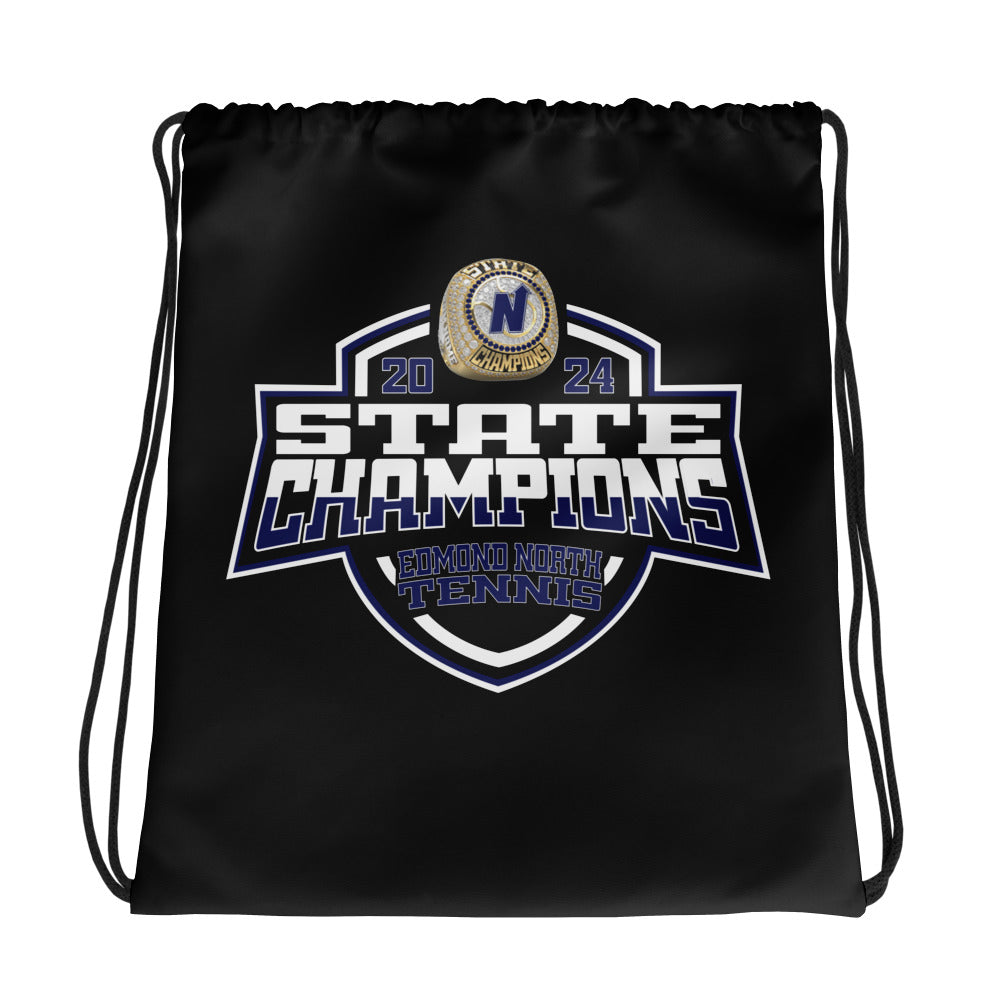 Edmond North High School Tennis -Men's 2024 Drawstring bag