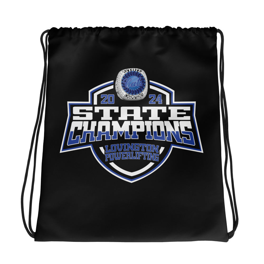 Lovington High School Powerlifting 2024 Drawstring bag
