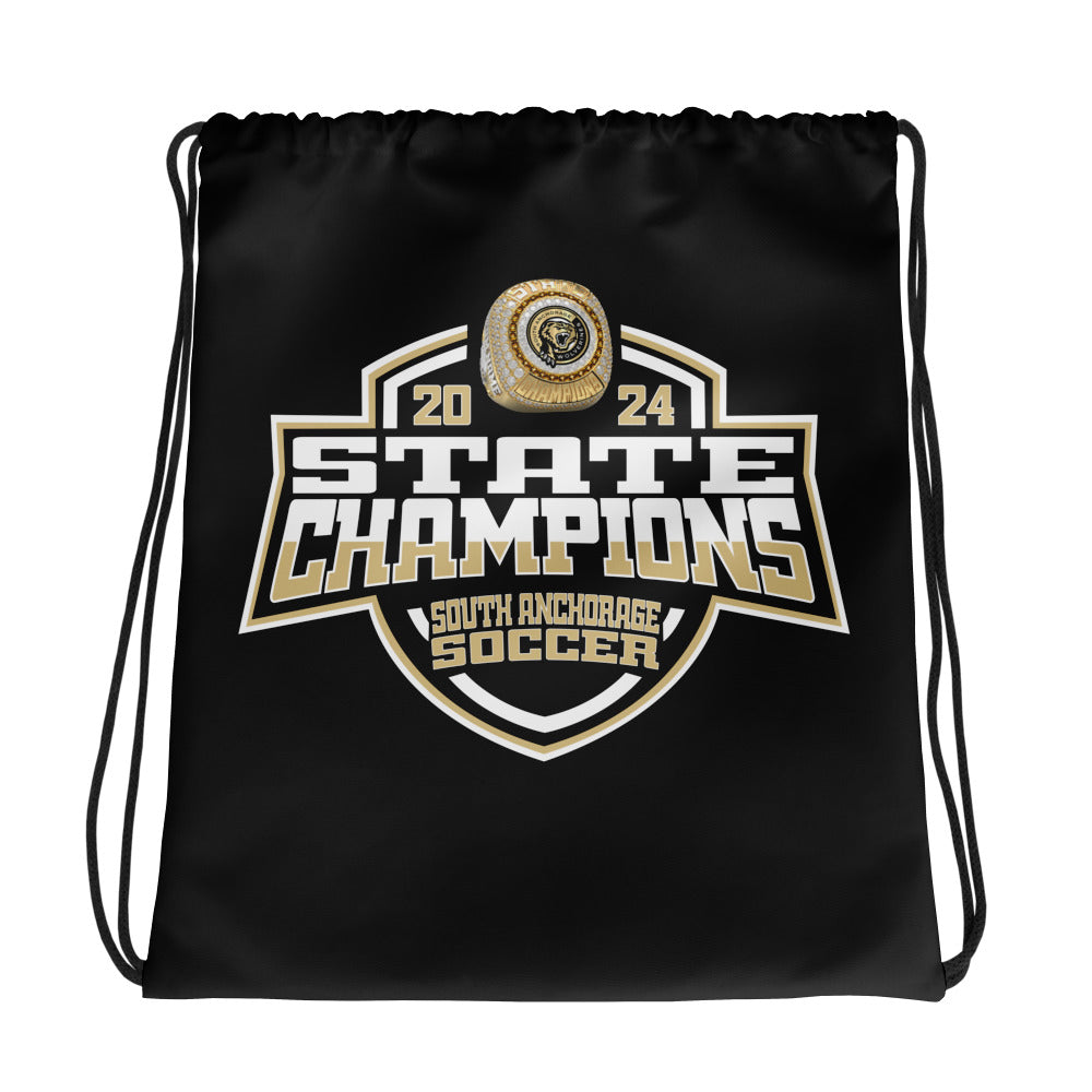 South Anchorage High School Soccer -Men's 2024 Drawstring bag